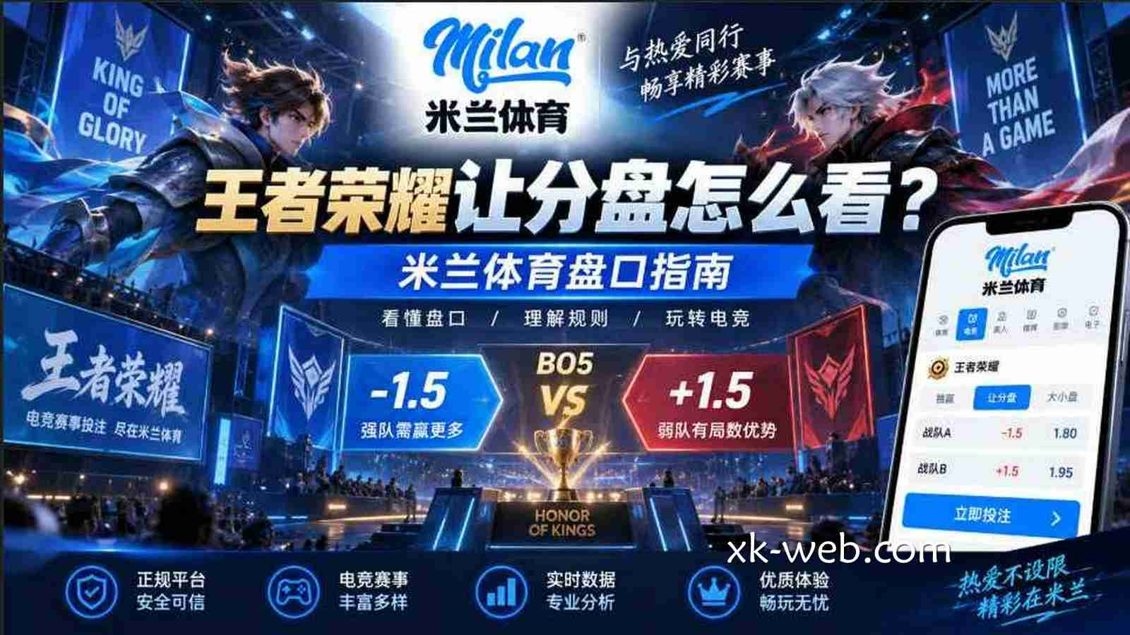 《王者荣耀》让分盘怎么看？米兰体育 | 盘口指南